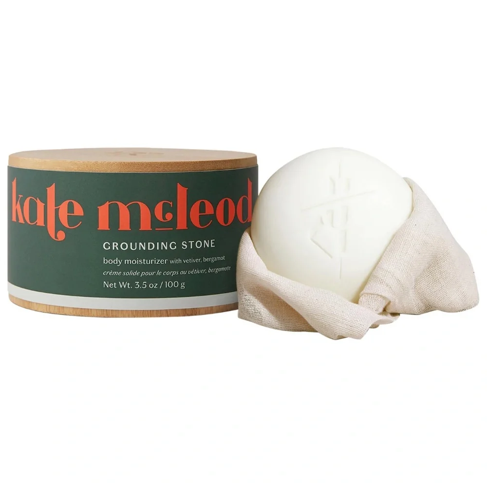 Kate McLeod The Body Stone - Deep Moisturizing Cocoa Butter Lotion Bar for Dry - Picture 1 of 12